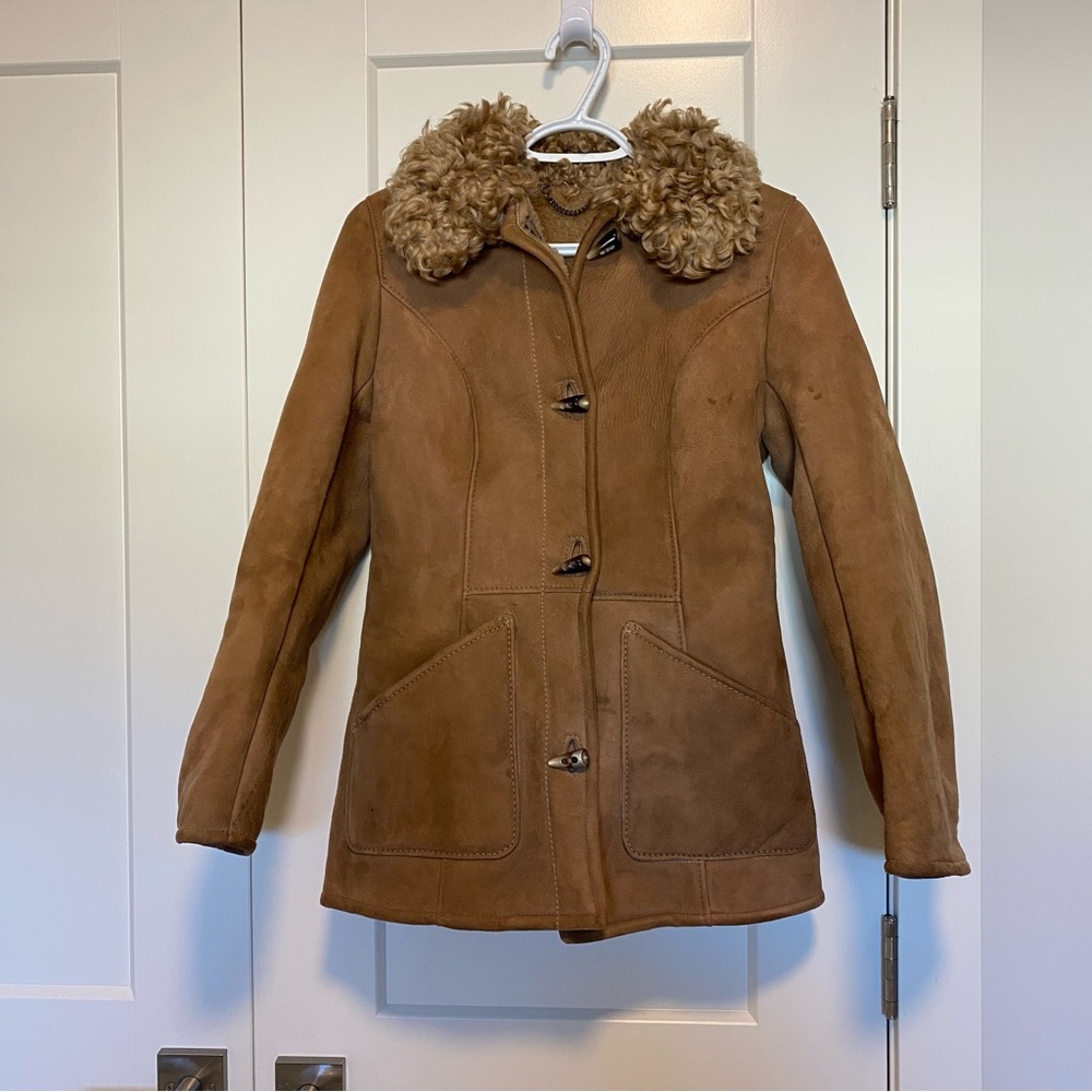 Vintage Morlands Lambskin Suede & Fur Jacket